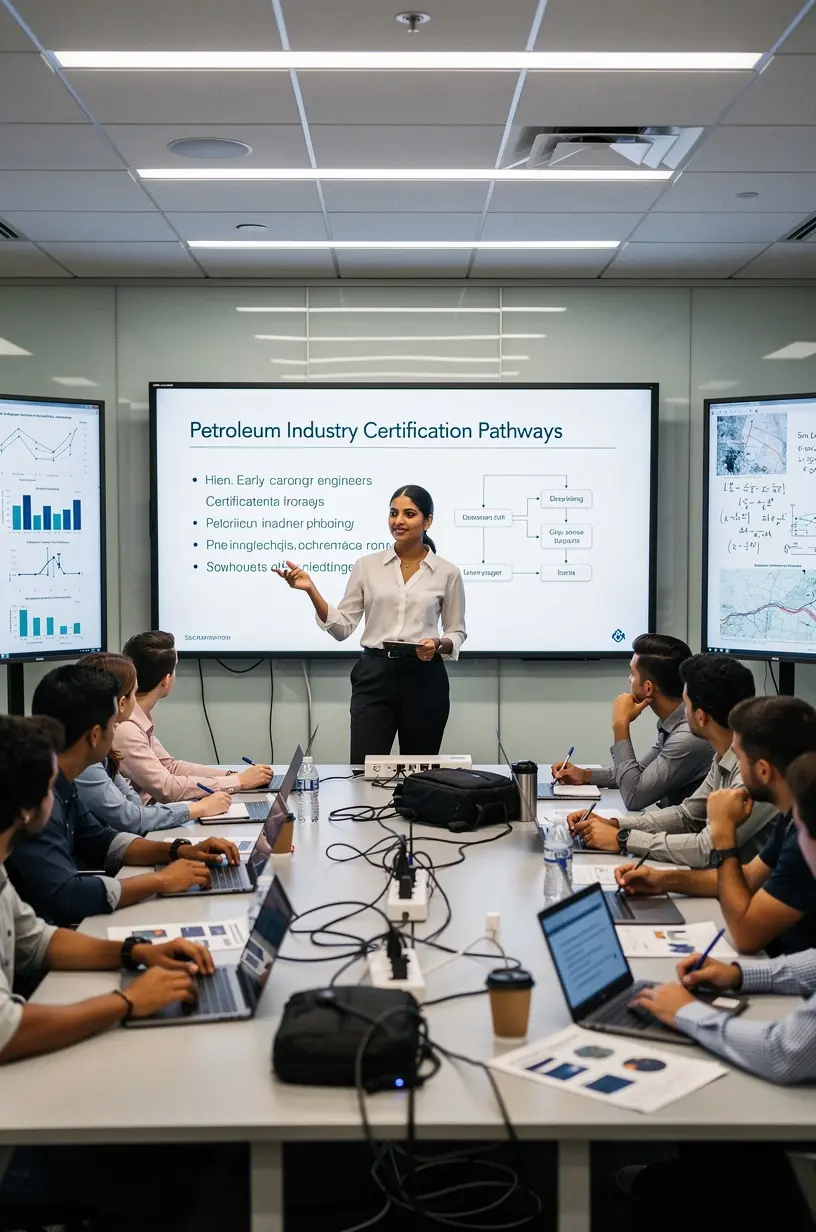 Certification pathways for aspiring petroleum engineers